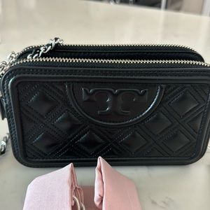 Tory Burch black cross body black bag. Brand new.